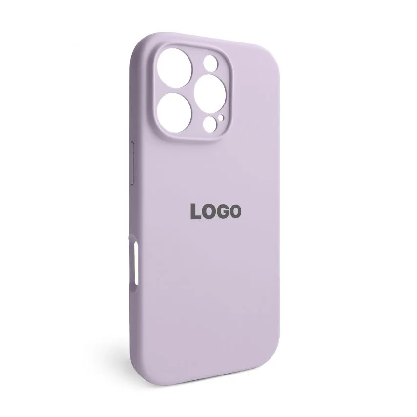Чохол силіконовий для смартфона Apple 16 Pro  фіолетовий закрита камера