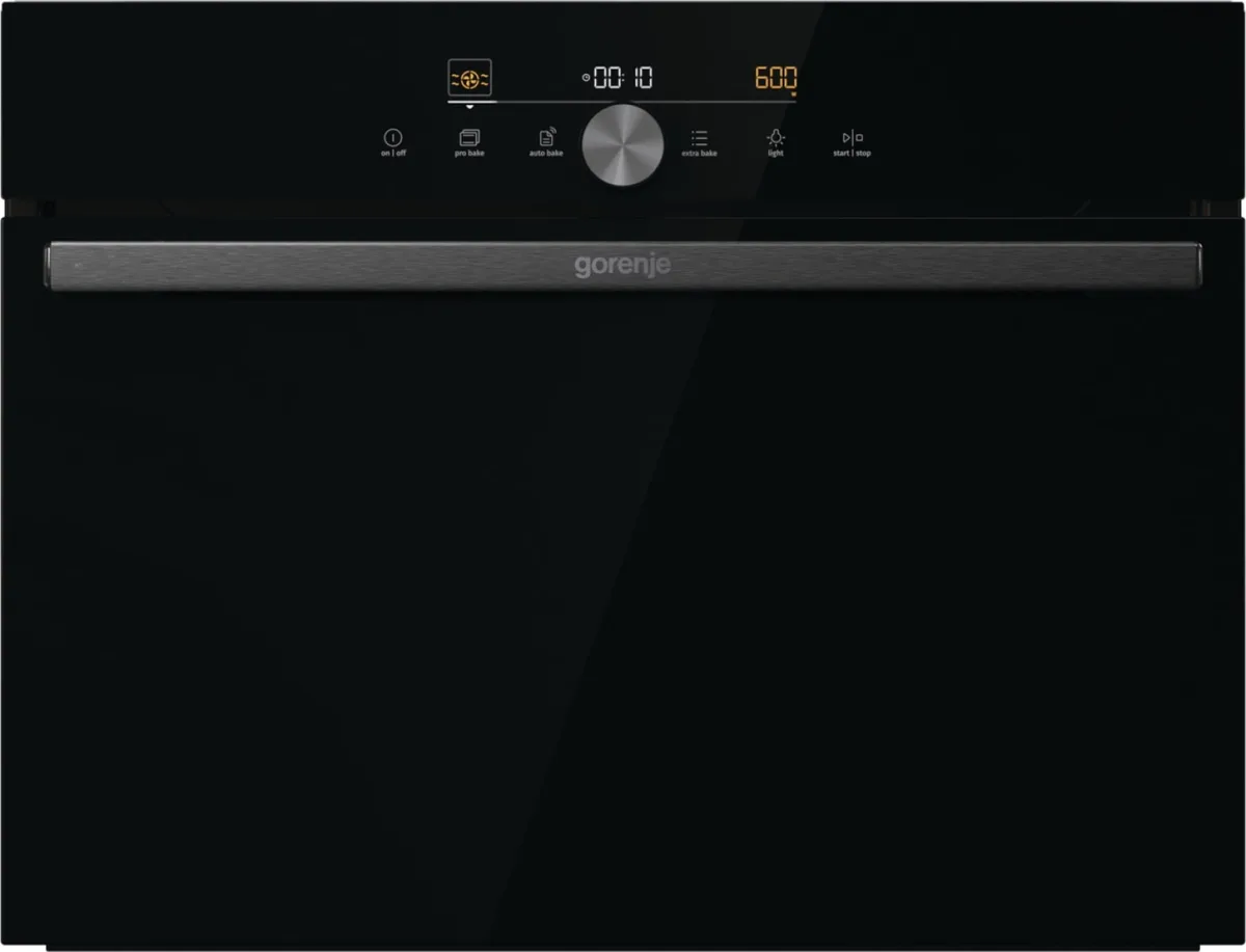 Духова шафа Gorenje електрична 50л чорна з функцією мікрохвиль A+