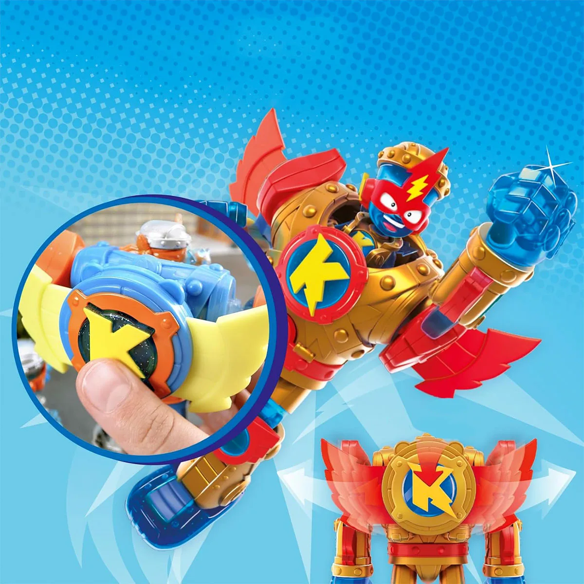 Ігровий набір SuperThings пластик 10,5х5,5х15,5 см Золотий