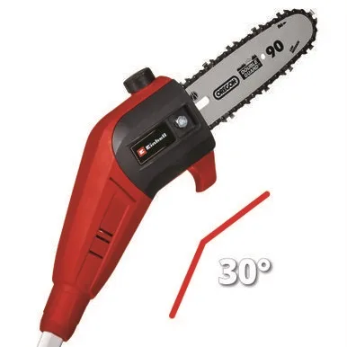 Аккумуляторный высоторез Einhell GC-LC 18/20 Li T-Solo, 18В, с шиной 20 см, скорость 55 м/с, длина штанги 228-288 см, вес 3 кг, без батареи
