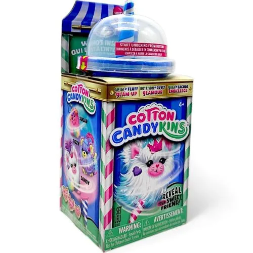 М'яка іграшка-сюрприз Cotton Candykins пухнастий домашній улюбленець з аксесуарами для дітей старше 3 років