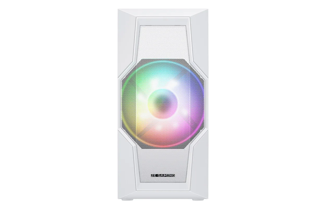 Корпус 2E GAMING Turbo G2057W без БЖ 2xUSB3.0, 1xUSB2.0, 1x200мм ARGB, 3x120мм ARGB, VGA 345мм, LCS ready, HUB, TG Side Panel, ATX, білий