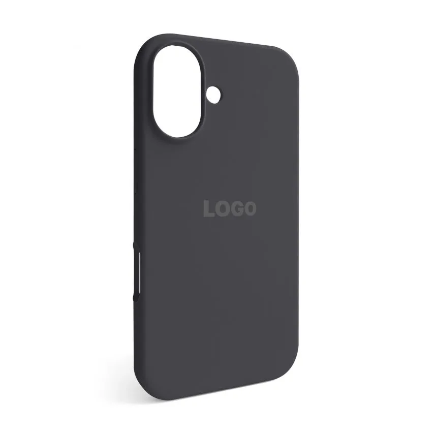 Чохол Silicone Case для Apple iPhone 16 силіконовий сірий