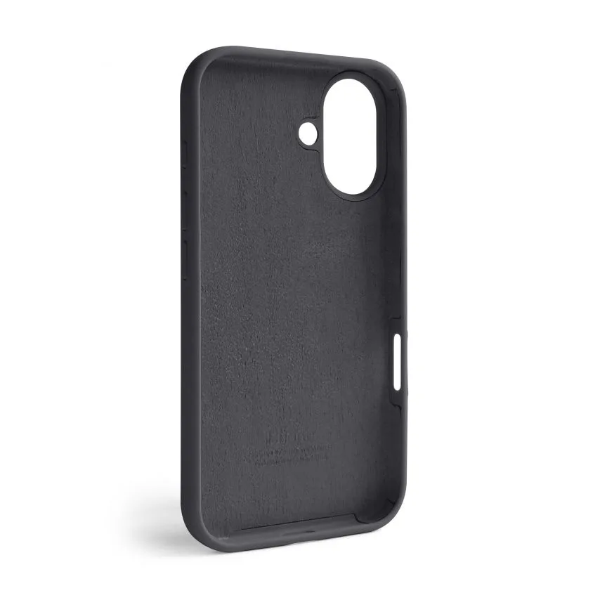 Чохол Silicone Case для Apple iPhone 16 силіконовий сірий