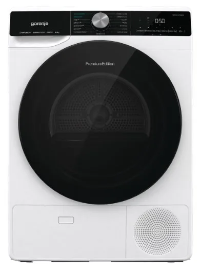 Сушильна машина Gorenje Конденсаційна 9 кг Нержавіюча сталь 60х85х62,5 см Білий