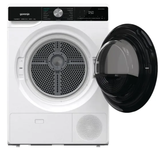 Сушильна машина Gorenje Конденсаційна 9 кг Нержавіюча сталь 60х85х62,5 см Білий