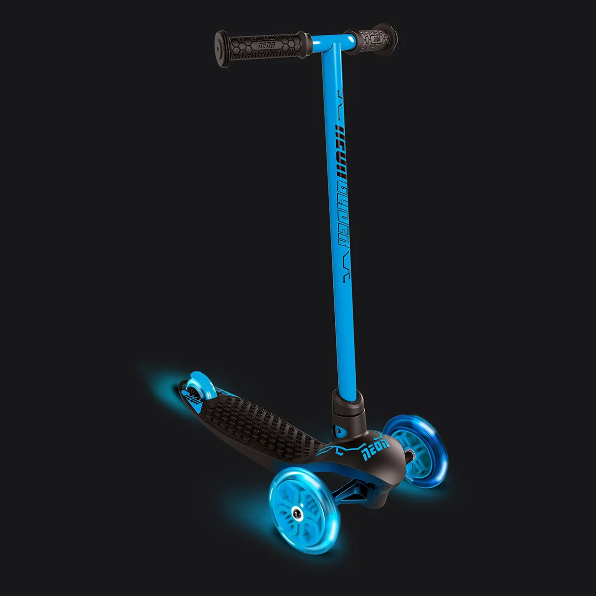 Самокат Neon Glider синий