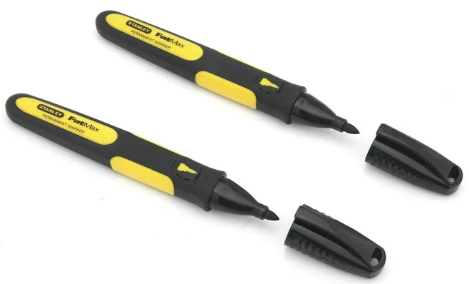 Маркер Stanley FatMax стійке чорнило чорний набір 2шт