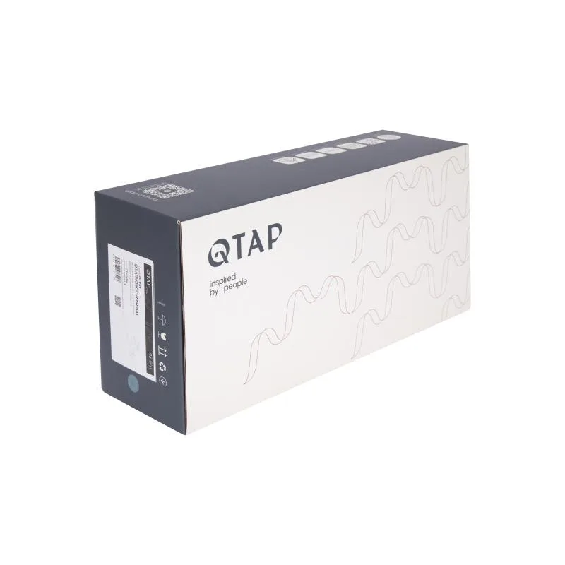 Смеситель для ванны Qtap Arvin 350 мм латунь хром с душевым гарнитуром