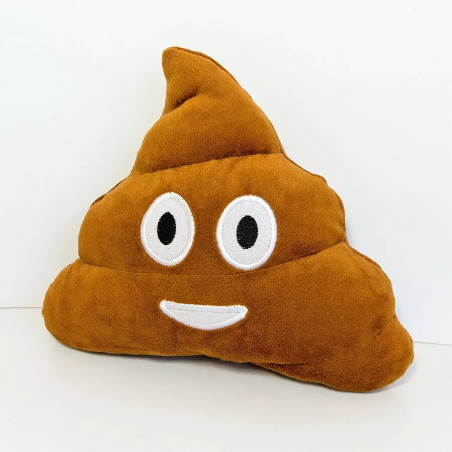 М'яка іграшка смайлик emoji 16 см плюш жовта