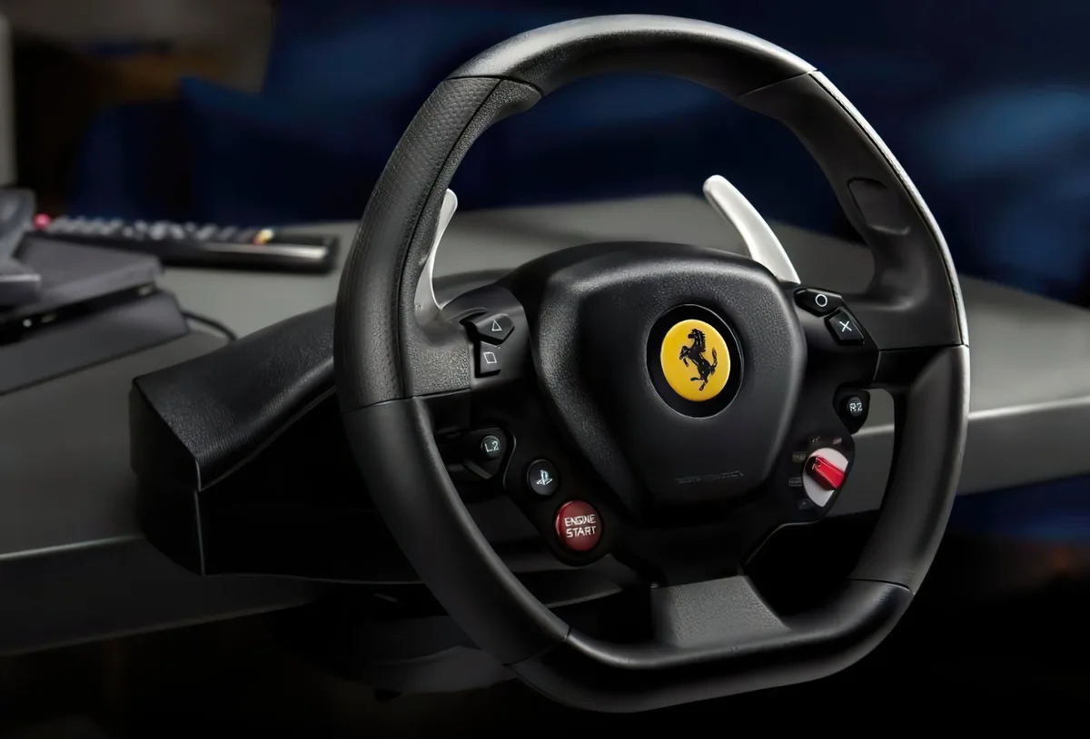 Руль и педали Thrustmaster T80 FERRARI 488 GTB EDITION, PC/PS4/PS3/PS5
