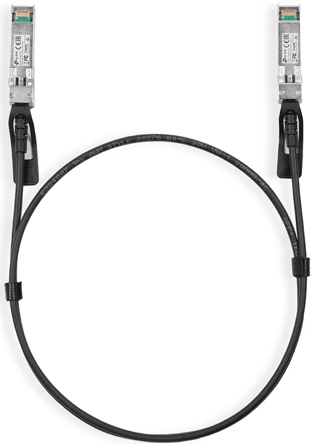 Кабель TP-LINK SFP+ 1 м посріблена мідь 10 Гбіт/с