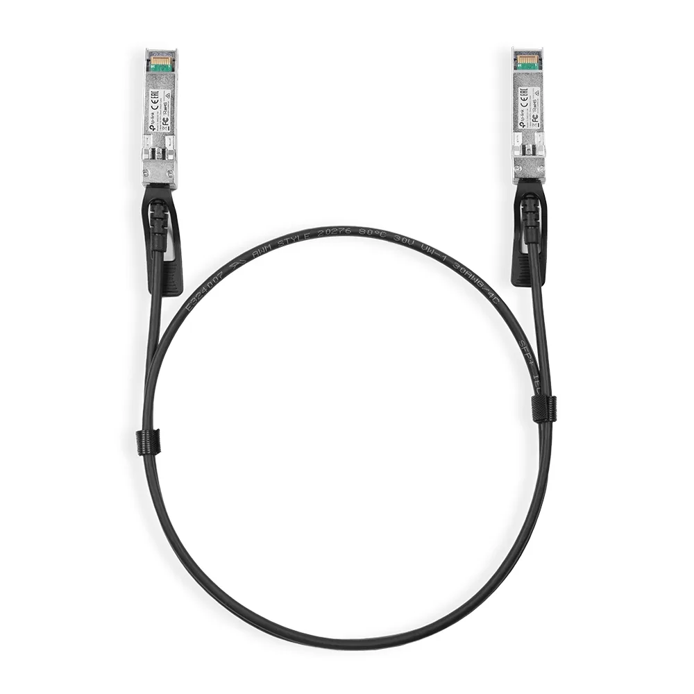 Кабель TP-LINK SFP+ 1 м посріблена мідь 10 Гбіт/с