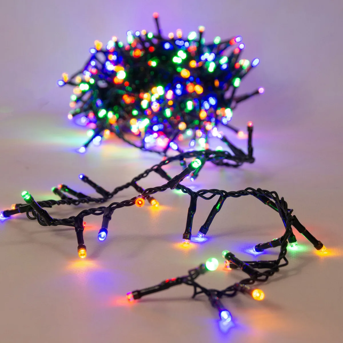 Гірлянда електрична Chomik 200 LED 10 м мультиколор від мережі