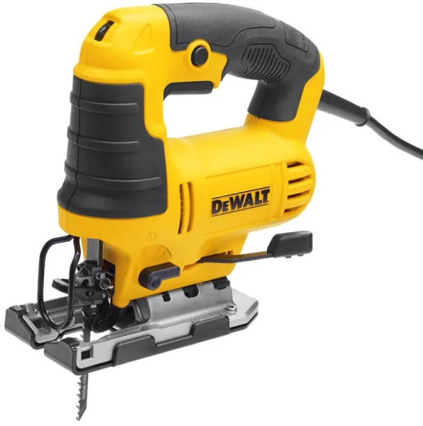 Лобзик DeWalt 650Вт 500-3200ходів на хвилину легкий електричний інструмент для різання деревини та пластику
