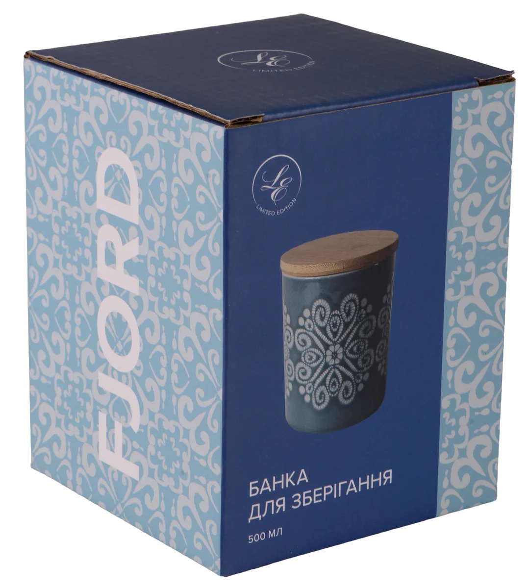 Банка Limited Edition керамічна 500 мл блакитна