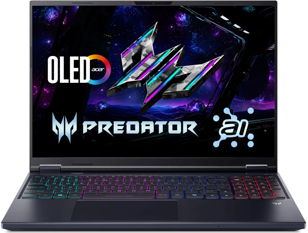 Ноутбук Acer ігровий OLED 16" 64GB 2TB чорний