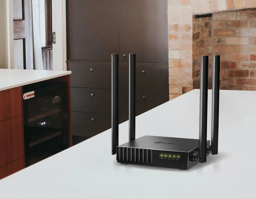 Бездротовий маршрутизатор TP-Link Wi-Fi 1200 Мбіт/с 4 антени чорний