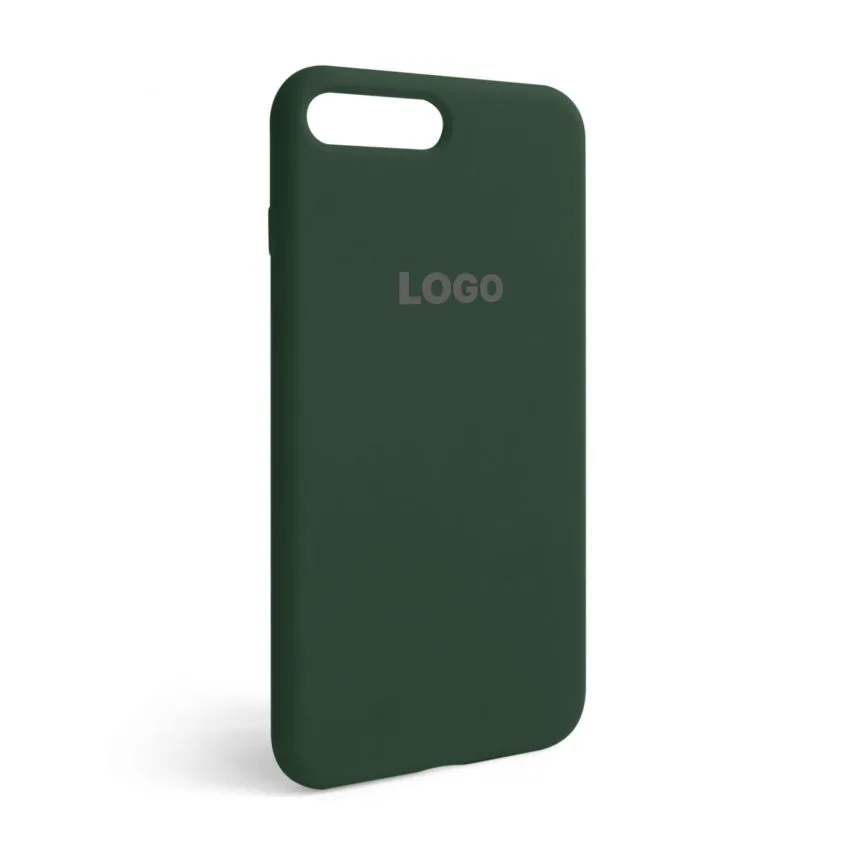 Чохол Silicone Case для Apple iPhone 7 Plus 8 Plus силіконовий зелений
