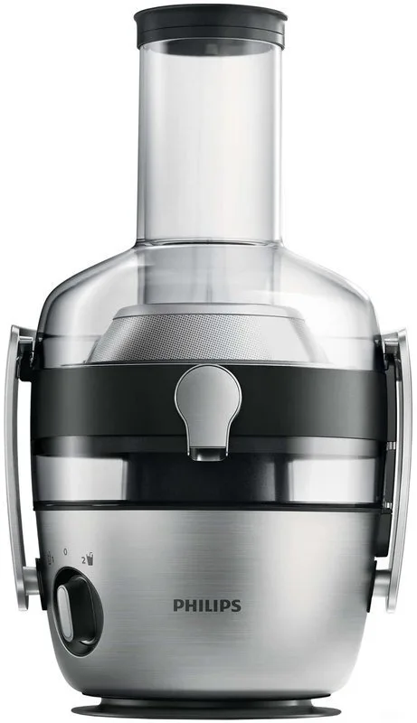 Соковыжималка Philips центробежная 1200 Вт 80 мм Металл пластик Металлик