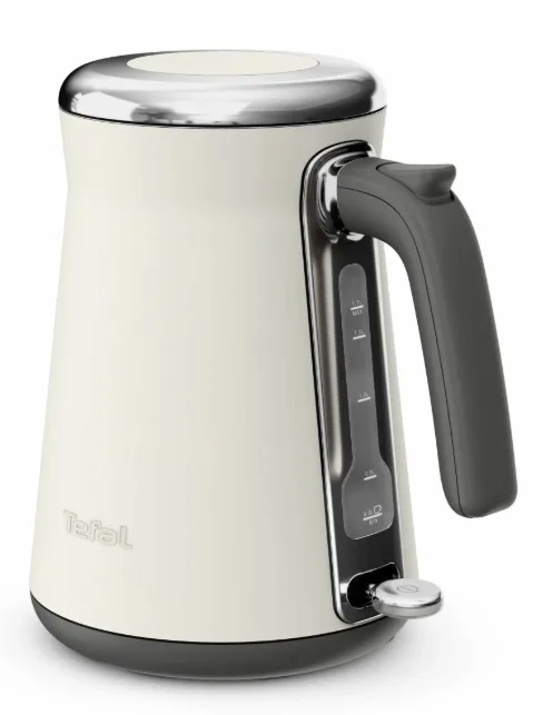 Електрочайник Tefal нержавіюча сталь 1,7 л слонова кістка 2400 Вт