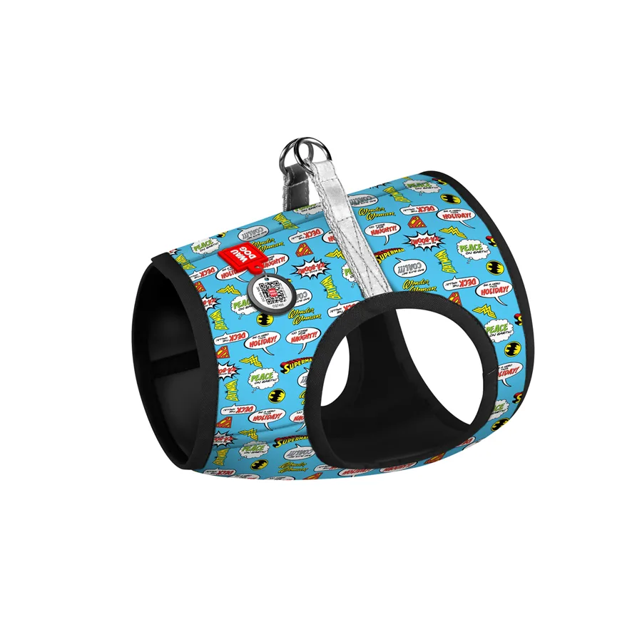Шлея м'яка WAUDOG Ліга Справедливості нейлон 24-27x18-20 см XS1