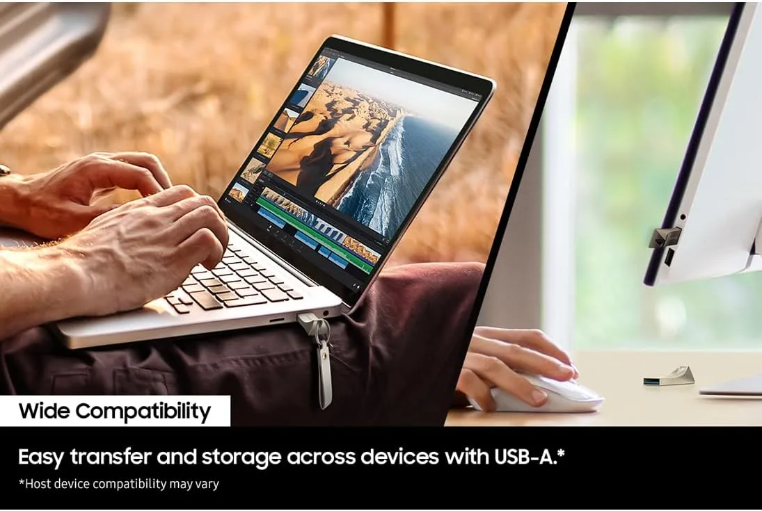 Накопичувач Samsung 512GB USB 3.1 Type-A Bar Plus Сірий