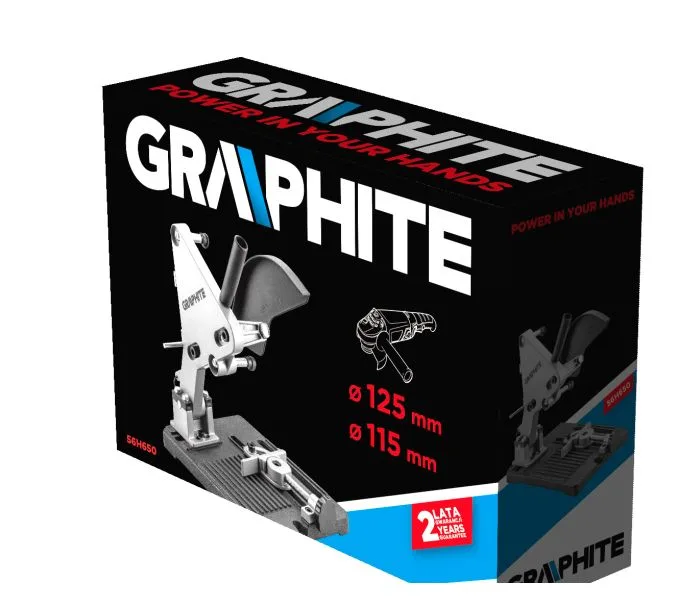 Підставка для кутової шліфувальної машини GRAPHITE, D диска 115/125 мм, з поворотними затискачами.