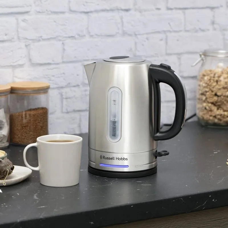 Электрочайник Russell Hobbs Нержавеющая сталь 1,7 л Черный 2400 Вт