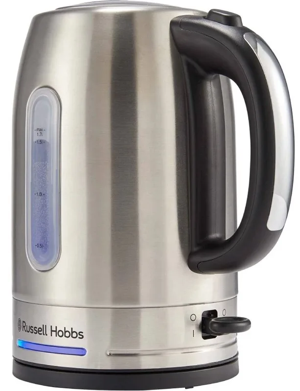 Электрочайник Russell Hobbs Нержавеющая сталь 1,7 л Черный 2400 Вт