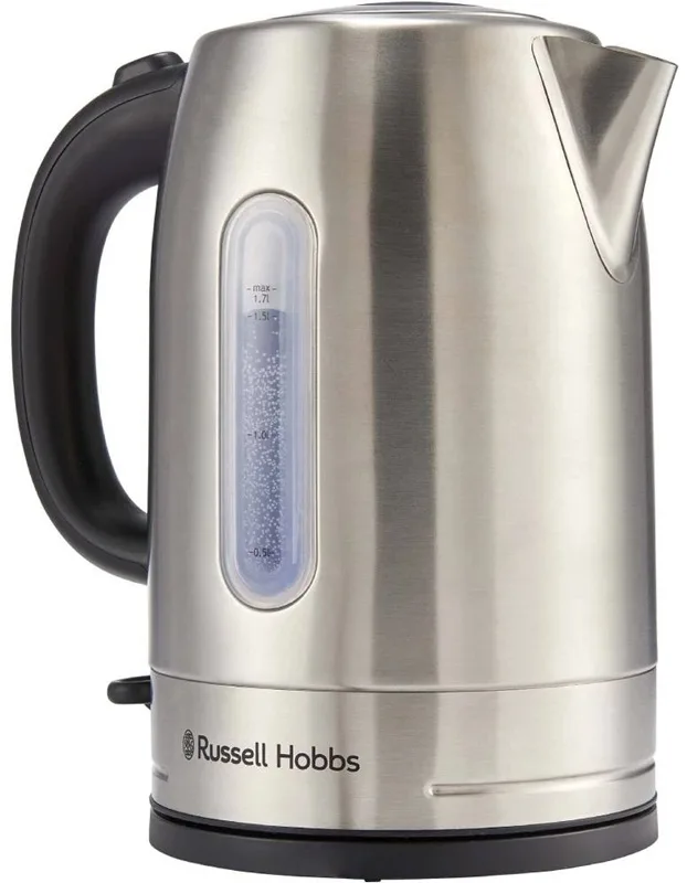 Электрочайник Russell Hobbs Нержавеющая сталь 1,7 л Черный 2400 Вт