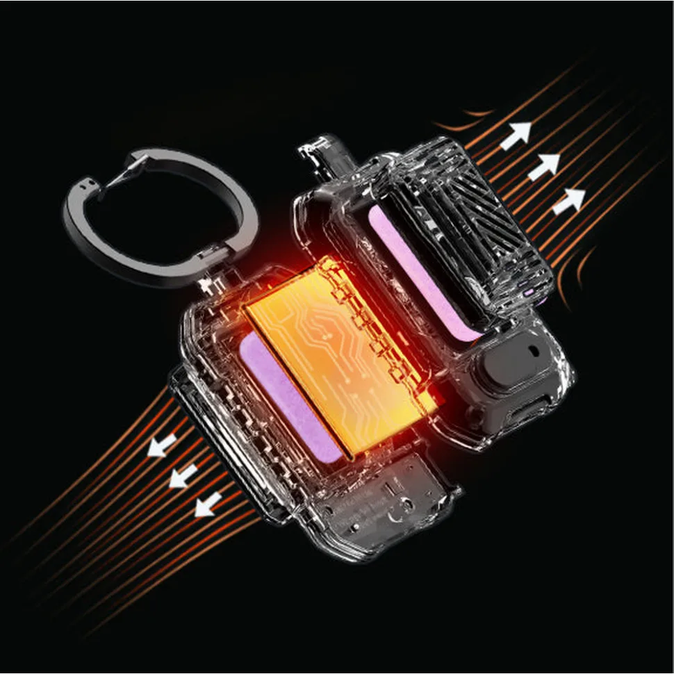 Портативний фумігатор Flextail Light Repel 9,5х5х3 см чорний