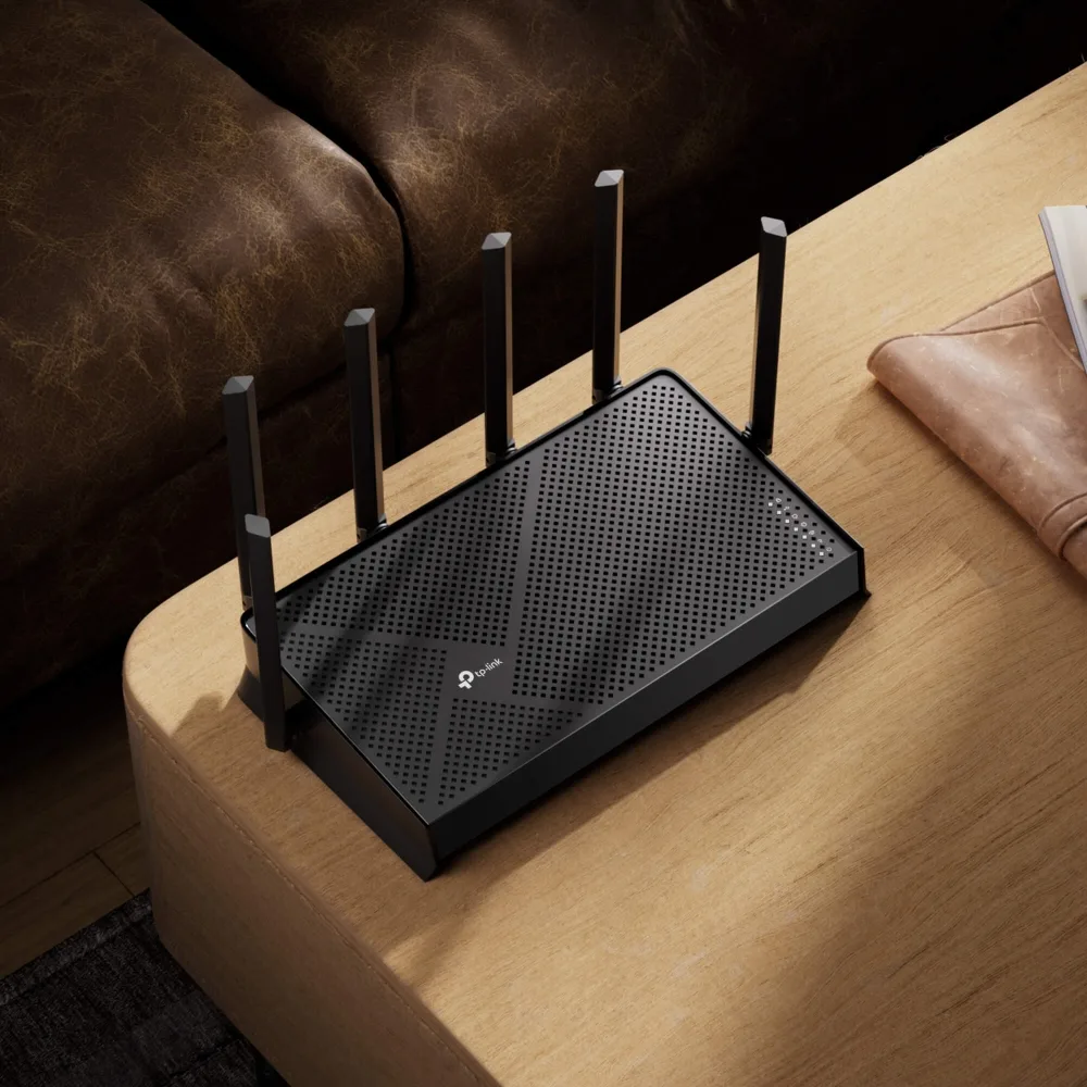 Маршрутизатор TP-Link 6 антен 2,5 Гбіт/с 5 ГГц 2,4 ГГц чорний