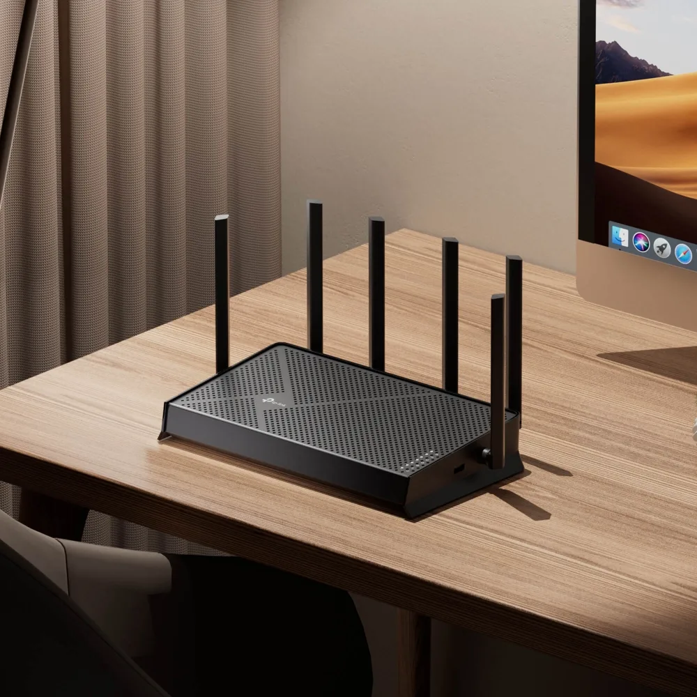Маршрутизатор TP-Link 6 антен 2,5 Гбіт/с 5 ГГц 2,4 ГГц чорний