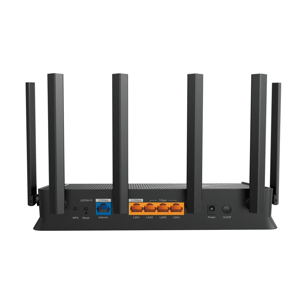 Маршрутизатор TP-Link 6 антен 2,5 Гбіт/с 5 ГГц 2,4 ГГц чорний