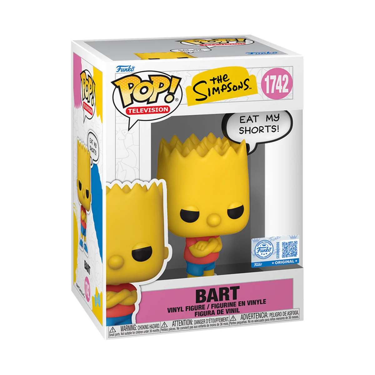 Ігрова фігурка Funko POP! вініл 6х5,5х11,4 см Барт Сімпсон