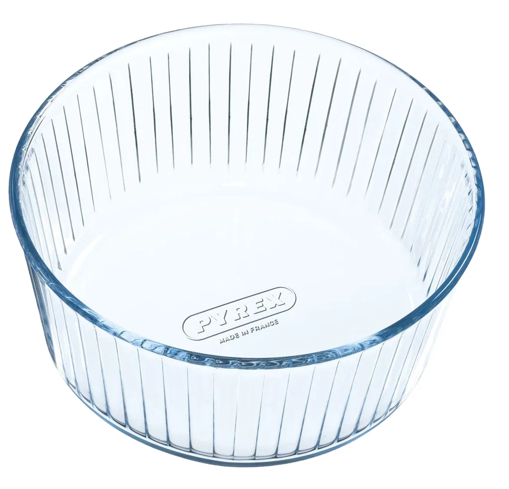 Форма для запекания Pyrex боросиликатное стекло 22 см прозрачная