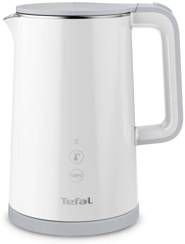 Электрочайник Tefal Sense 17 л с двойными стенками и 5 температурными режимами, черный, Strix