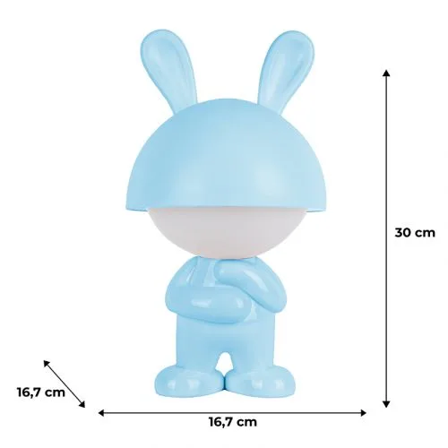 Світильник-нічник LED з акумулятором Dreamy Bunny синій для милий нічник для сну