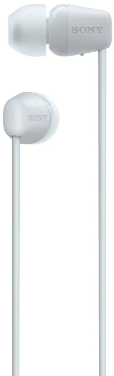 Навушники In-ear Sony WI-C100 BT 5.0, IPX4, SBC, AAC, Wireless, Mic, Білий