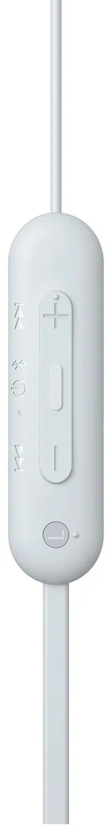 Навушники In-ear Sony WI-C100 BT 5.0, IPX4, SBC, AAC, Wireless, Mic, Білий