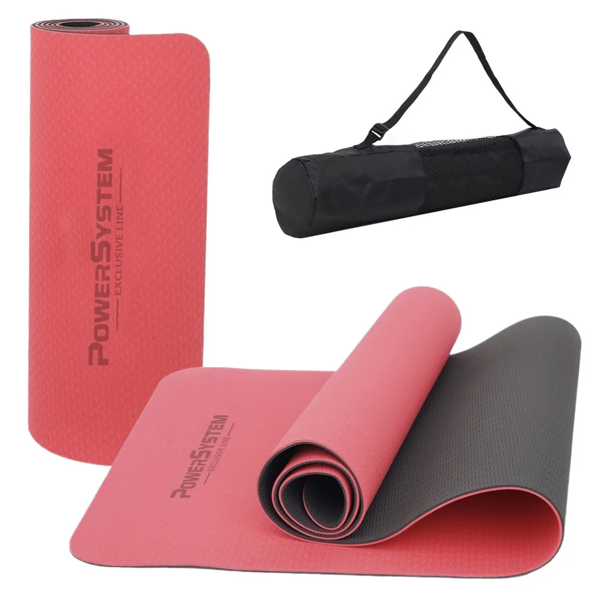 Килимок для йоги Active Point TPE 183х61 см Червоний