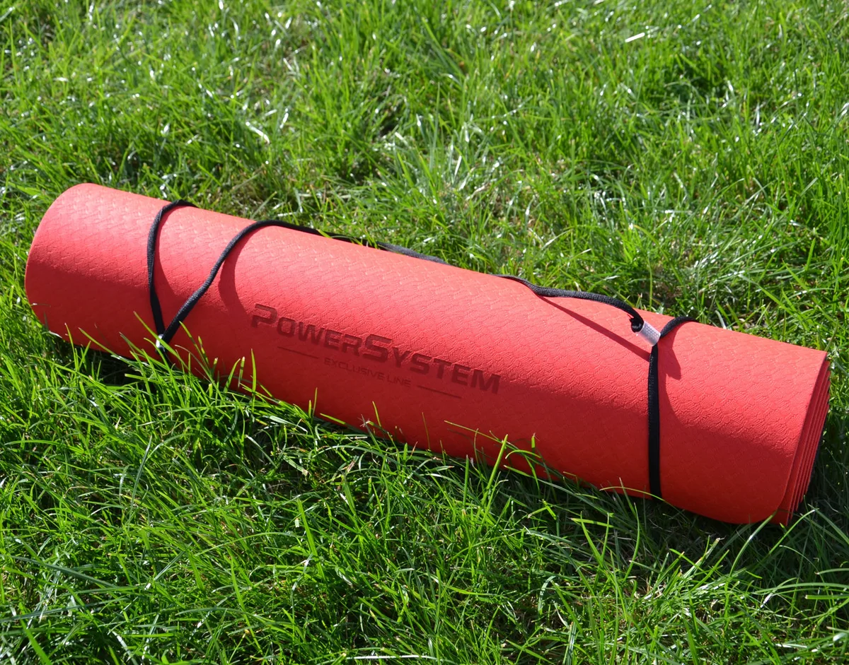 Килимок для йоги Active Point TPE 183х61 см Червоний