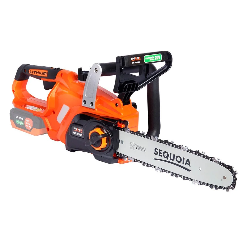 Акумуляторна ланцюгова пила SEQUOIA SBC2012BS 20В, 30 см шина, 1/4", 6.0 м/с, 3.2 кг (без акумулятора та зарядного пристрою)