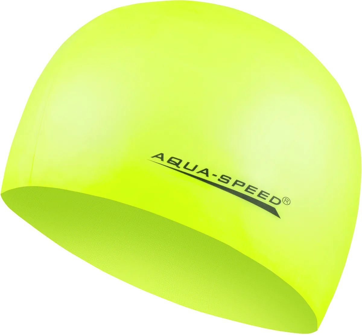 Шапка для плавання AQUA SPEED силіконова OSFM жовта