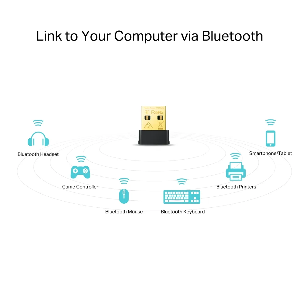 Адаптер WiFi TP-LINK Archer T2UB nano AC600, USB, BT4.2
