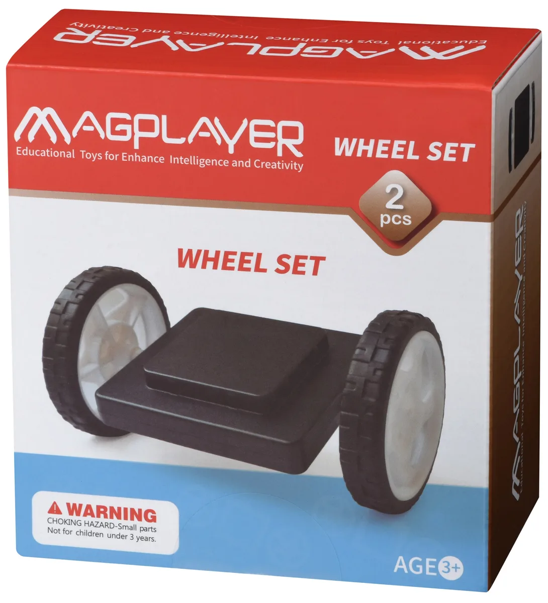 Конструктор Magplayer Платформа на колесах 2ел