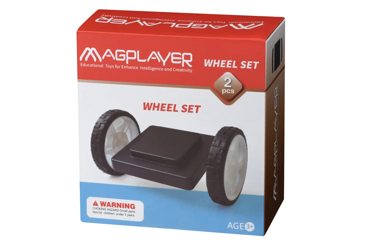 Конструктор Magplayer Платформа на колесах 2ел переводится на русский язык как "Конструктор Magplayer Платформа на колесах 2 элемента".