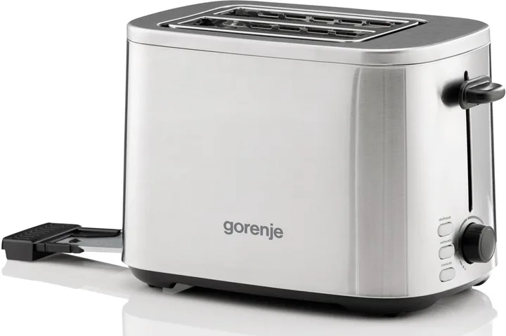 Тостер Gorenje 800 Вт 2 тости 7 режимів нержавіюча сталь 16,8х28,4х19,1 см