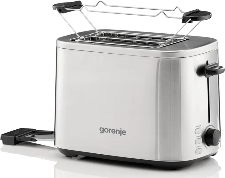 Тостер Gorenje 800 Вт 2 тости 7 режимів нержавіюча сталь 16,8х28,4х19,1 см